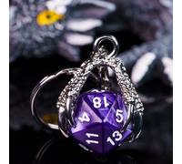 Schlüsselanhänger D20 Claw - Purple