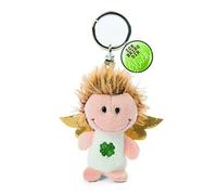 Nici 47524 Schlüsselanhänger Engel mit Kleeblatt Plüsch 7cm Ich bring dir Glück