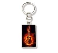 Schlüsselanhänger Feuer-Gitarre