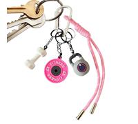 Schlüsselanhänger - Fitness-Schlüsselanhänger, Taschenanhänger, Dekoration, Ornament für Männer, Frauen, Mädchen, Kamera, Handy, Geldbörse, Fitness-Liebhaber, Fitness-Enthusiasten, rose, Refer