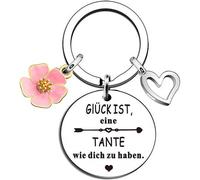 Schlüsselanhänger Frauen Glück Ist,eine Tante Wie Dich zu Haben