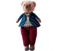 Schlüsselanhänger für Paare aus weichem Stoff, mit niedlichem Prinzessin- und Gentleman-Bär-Motiv für Schlüssel oder Tasche (Gentleman-Bär)