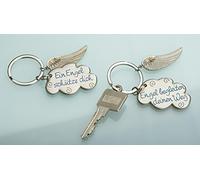 Schlüsselanhänger Gilde Schutzengel Flügel mit Wolke Engel begleiten deinen Weg