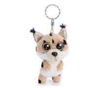 Schlüsselanhänger GLUBSCHIS Luchs Lenzo 9cm - braun - Treuer-Plüschbegleiter für Rucksack oder Tasche, Schlüsselhalter für Klein und Groß | 63043