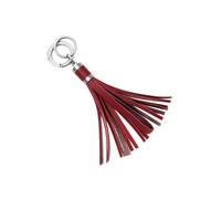 Schlüsselanhänger GRETCHEN "Tassel Keyring", rot (weinrot), Schlüsselanhänger, Damen, Schlüsselanhänger, aus italienischem Kalbsleder (82434633-0) weinrot