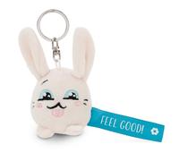 NICI Schlüsselanhänger Hase Feel Good 5cm-weiß-Treuer-Begleiter für Rucksack oder Tasche, Schlüsselhalter für klein und Groß | 62046