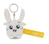NICI Schlüsselanhänger Hase Gute Fahrt 5cm-weiß-Treuer-Begleiter für Rucksack oder Tasche, Schlüsselhalter für klein und Groß | 62043