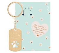 St. Benno Schlüsselanhänger ' Herz auf 4 Pfoten'