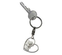 GILDE Schlüsselanhänger Herzengel Schutzengel in schwarzer Geschenkbox