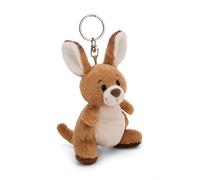 Schlüsselanhänger Känguru Kelly 10cm braun - Plüsch-Begleiter Kuscheltieranhänger mit Schlüsselring für Schlüsselband, Schlüsselbund & Schlüsselhalter