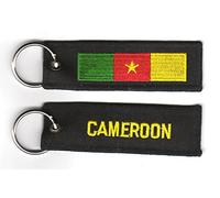 Schlüsselanhänger Kamerun Anhänger Fahne Flagge NEU