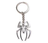Schlüsselanhänger Keychain Silber Metall Anhänger Spinne Spider Lange Beine