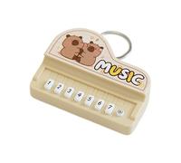 Schlüsselanhänger Klavier | Dekorativer Charme für Tasche | Miniatur von Musikinstrumenten für Mädchen Musikliebhaber Sammler Reisende Geschenk Geburtstag Wartezimmer Koffer