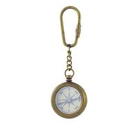 Schlüsselanhänger - Kompass Anhänger Messing antik H=11cm Ø=4cm Sea-Club