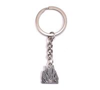 Schlüsselanhänger Lagerfeuer Ofen Feuer Silber Metall Anhänger Charm