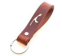Schlüsselanhänger Leder Sylt in gold geprägt das kleine Geschenk zum Geburtstag für deinen Lieblingsmenschen Frauen oder Männer Souvenir