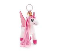 NICI Schlüsselanhänger Lissy Pony Einhorn Tamani 10cm weiß - Plüsch-Begleiter Kuscheltieranhänger mit Schlüsselring für Schlüsselband, Schlüsselbund & Schlüsselhalter