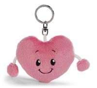 NICI Schlüsselanhänger Love Herz 8cm - pink - Treuer-Plüschbegleiter für Rucksack oder Tasche, Schlüsselhalter für klein und Groß | 62622