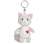 Schlüsselanhänger Love Katze flauschig 10cm Green