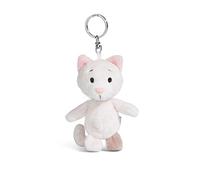 Schlüsselanhänger Love Katze 10cm weiß