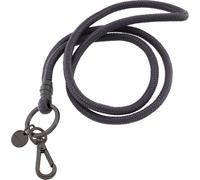 Schlüsselanhänger Metall Lanyard schwarz - GIFTCOMPANY robust - schwarz/Nickel schwarz