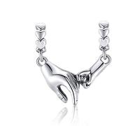 Schlüsselanhänger mit Aufschrift I Love You Forever, für Pandora-Armbänder aus 925 Sterling-Silber