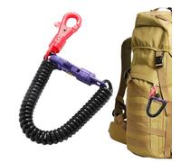 Schlüsselanhänger mit Federspule, einziehbar, Sicherheits-Schlüsselband, Sicherheits-Schlüsselanhänger, Federspulenseil für Tasche, Zubehör, Handyschlüssel