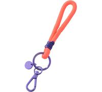 Schlüsselanhänger mit Karabiner GIFTCOMPANY Neo orange/lila - orange/lila