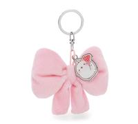 Schlüsselanhänger MOLANG Schleife 8cm mit Metall- Anhänger - rosa - Treuer-Plüschbegleiter für Rucksack oder Tasche, Schlüsselhalter für Klein und Groß | 62771
