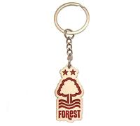 Schlüsselanhänger Nottingham Forest FC, offizielles Produkt, mit Vereinswappen, versiegeltes NFFC-Wappen, rot, Einheitsgröße