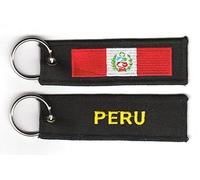 Schlüsselanhänger Peru Anhänger Fahne Flagge NEU