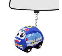 Schlüsselanhänger Plüsch Tiere - Anhänger Plüsch Feuerwehrauto Baby - Charme Tasche tragbar für Handtasche Geldbörse Reise Kinderzimmer Wiege Haus Geburtstag Party Schlafzimmer, blau, Se référer au