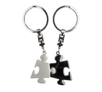 Schlüsselanhänger Puzzleteile aus Metall von Gilde - Geschenkidee Liebe Freundschaft