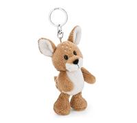 Schlüsselanhänger Rehbock René Roebuck 10cm - braun - Treuer-Plüschbegleiter für Rucksack oder Tasche, Schlüsselhalter für klein und Groß | 62261