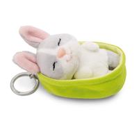 Nici 49982 Schlüsselanhänger Sleeping Pets Hase grau 8cm