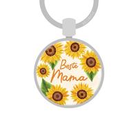 Schlüsselanhänger Sonnenblumen beste Mama