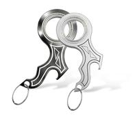 Schlüsselanhänger Spinner 2PCS Flaschenöffner lustig Fidget Spinner Legierung Bieröffner Keyring Tragbar Finger Spinner Schlüsselanhänger Ring für Fingertraining, Angstlinderung Schlüssel Spinner