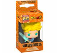 Schlüsselanhänger TASCHE POP DRAGON BALL SUPER SAIYAN TRUNKS MIT Schwert