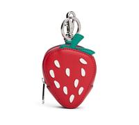 Schlüsselanhänger TOMMY JEANS "TJW FRUIT COIN PURSE STRAWBERRY", Herren, rot (rot, weiß, grün), Lederimitat, Schlüsselanhänger Schlüsselanhänger, Taschen-, Schlüsselanhänger, Taschen Charm, Bag Charm