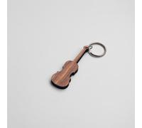 Schlüsselanhänger Violine Walnuss
