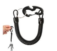 Schlüsselband mit Karabiner, Autoschlüssel-Schlüsselband, einziehbarer Sicherheitsgurt für Damen, Arbeit, Outdoor, Tauchen, Kajak, Rucksack, Gürtel