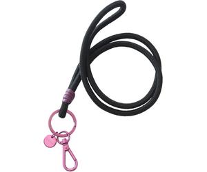 Schlüsselband mit Karabiner GIFTCOMPANY Neo Lanyard schwarz/lila - schwarz/lila