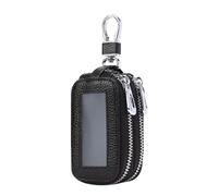 Schlüsseletui für Fernbedienung - PU-Ledertasche, stilvolle kompakte Reißverschluss-Schutz-Brieftasche, große Kapazität, Halter für Karten, Schlüssel, Herren, Damen, Büro, Reisen, Business, Outdoor