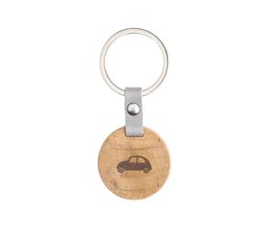 Schlüsselholz Auto von räder design Geschenk zum Auto Führerschein etc. D.3,5cm