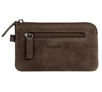 Schlüsseltasche BUGATTI, Damen, braun, Leder, glänzend, Kleinlederwaren, echt Leder (52530735-0) braun