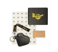 Schlüsseltasche DR. MARTENS "Heart Purse", Damen, schwarz, Leder, Kleinlederwaren, Mini Portemonnaie, Purse in Herz-Form, Schlüsselanhänger (71913248-0) schwarz