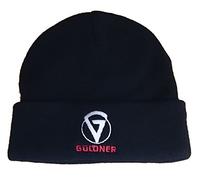 Schlüter Güldner Oldtimer Rollmütze mit Stickmotiv Herren Beanie | Schwarz | Einheitsgröße