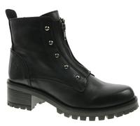 Schlupf/RV-Stiefelette KF glat BLACK - Gr. - 37