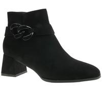 Schlupf/RV-Stiefelette KF glat BLACK - Gr. - 39