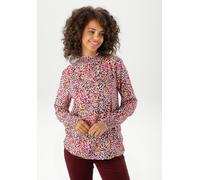 Schlupfbluse ANISTON CASUAL, Damen, Gr. 42, wollweiß, pink, bordeaux, hellblau, petrol, braun, dunkelbraun, gelb, ocker, schwarz, Web, Obermaterial: 100% Viskose, bedruckt, gemustert, figurumspielend 